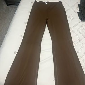 Lululemon aligns & flared pants (brown)